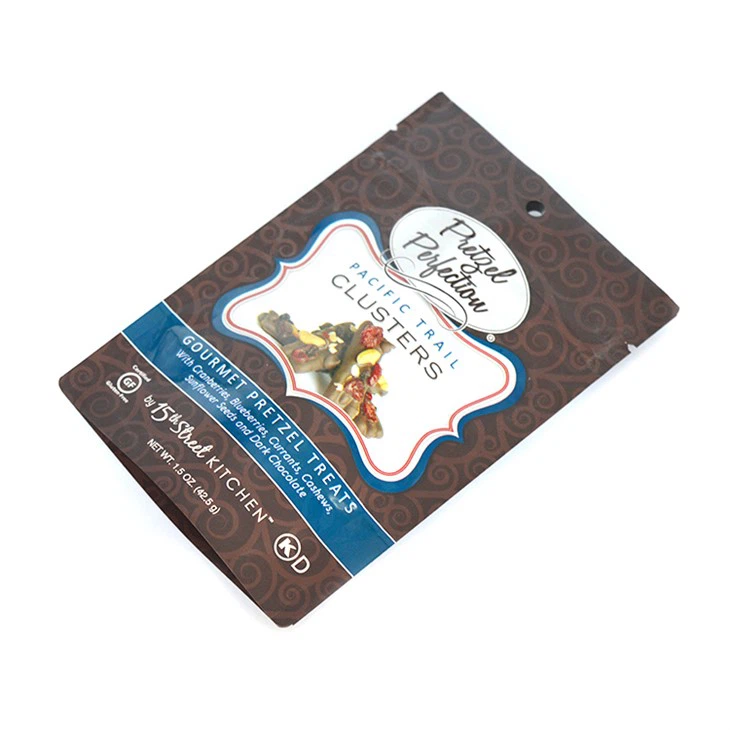 Food Barrier Packing Stand Up Zipper Bags NET 12oz For Healthy Organic Nuts