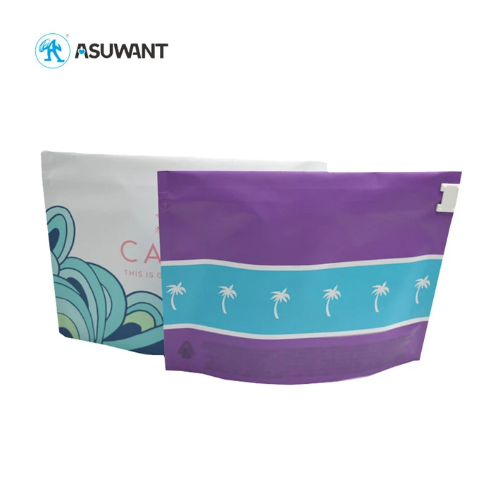 Plastic Top Open Child Proof Zipper Bags Matte Finish With Three Standard Sizes