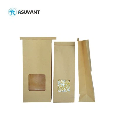 Олов'яний краватка Kraft Paper Package Wackaging Bag